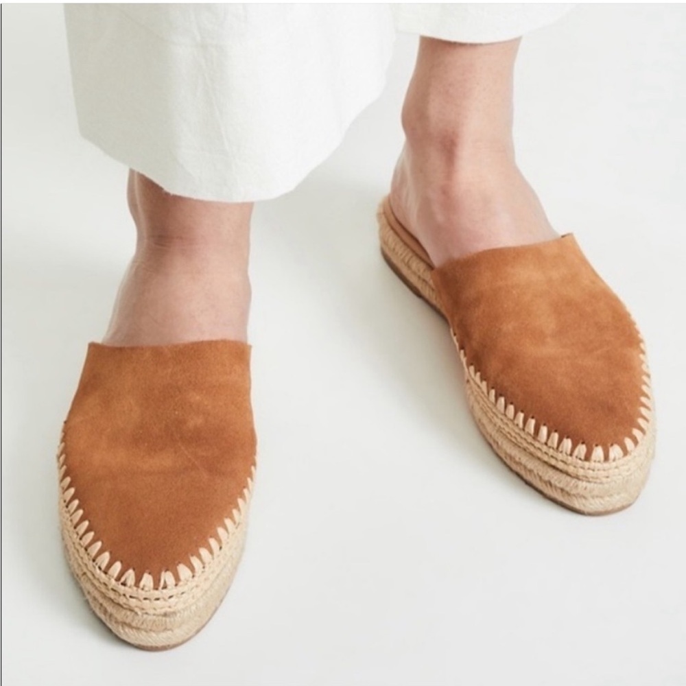 Austin Espadrille Suede Mules - Picture 2 of 8